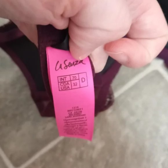 Lace Pattern La Senza Obsession Bra Sz 32D - Picture 2 of 8